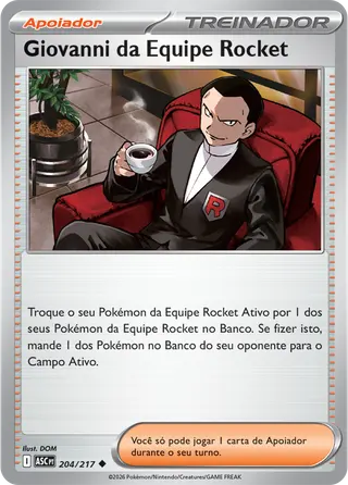Carta Giovanni da Equipe Rocket