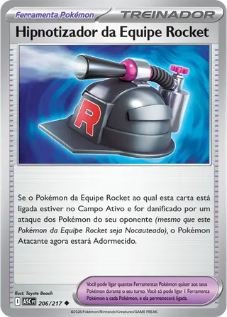 Carta Hipnotizador da Equipe Rocket