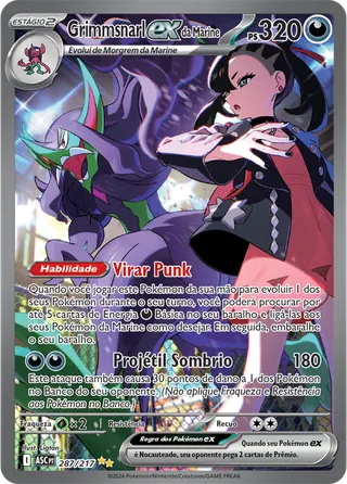 Carta Grimmsnarl ex da Marine