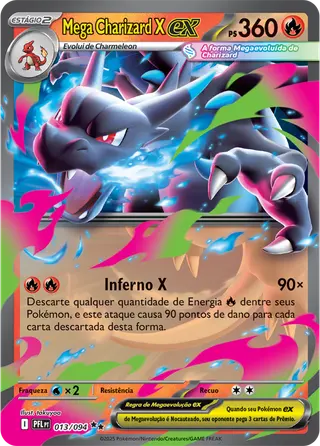 Carta Mega Charizard X ex