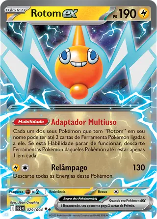 Carta Rotom ex