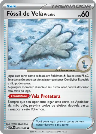 Carta Fóssil de Vela Arcaico
