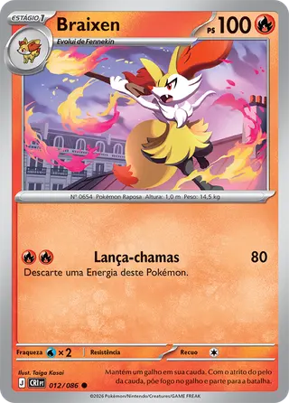 Carta Braixen