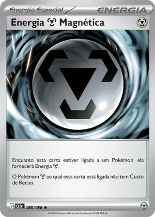 Carta Energia Metal Magnética