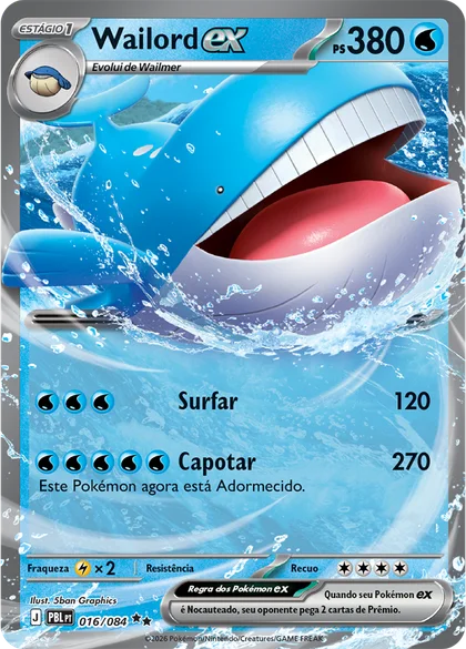 Carta Wailord ex