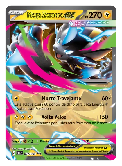 Carta Mega Zeraora ex