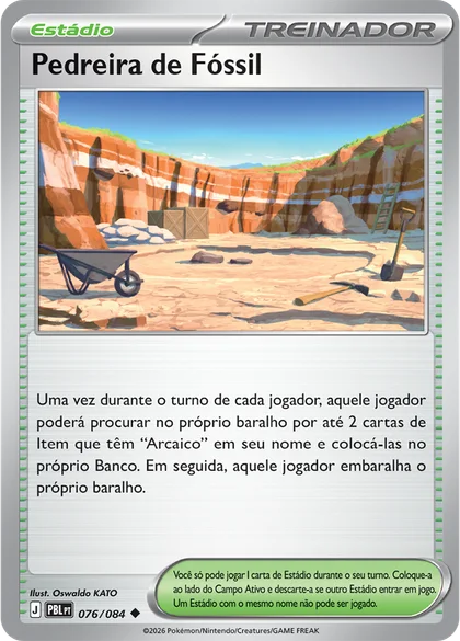 Carta Pedreira de Fóssil