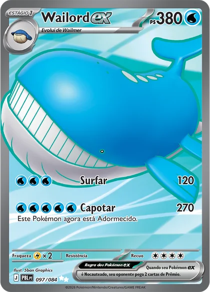 Carta Wailord ex