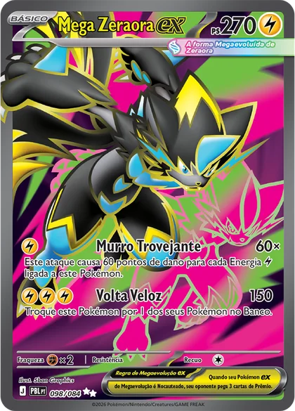 Carta Mega Zeraora ex