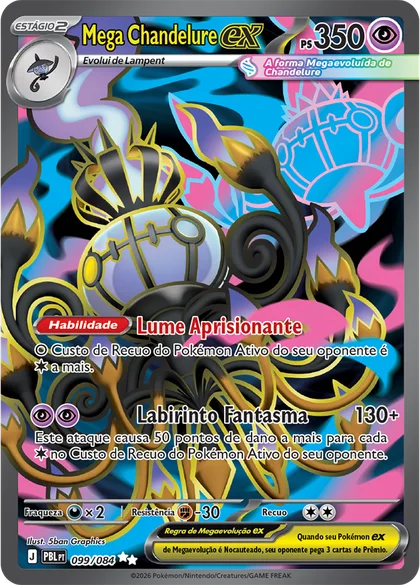 Carta Mega Chandelure ex