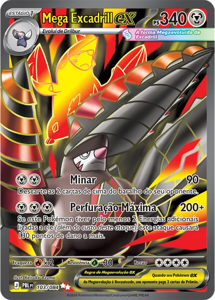 Carta Mega Excadrill ex