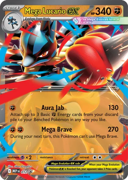 Carta Mega Lucario ex