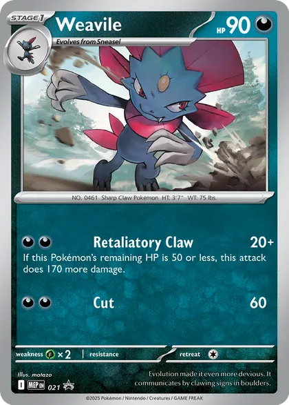 Carta Weavile