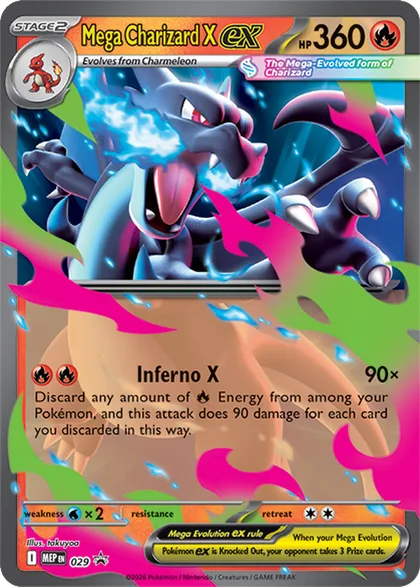 Carta Mega Charizard X ex