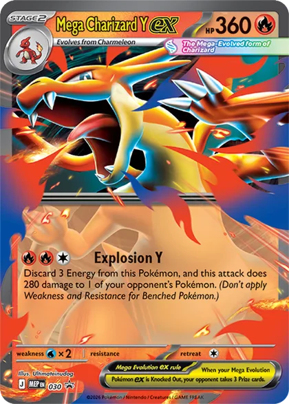 Carta Mega Charizard Y ex