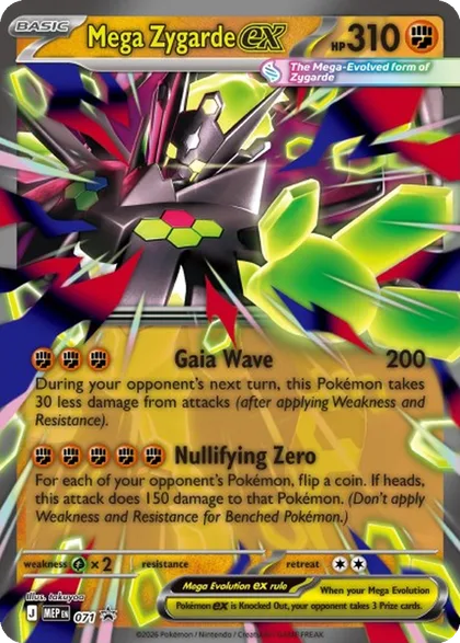 Carta Mega Zygarde ex