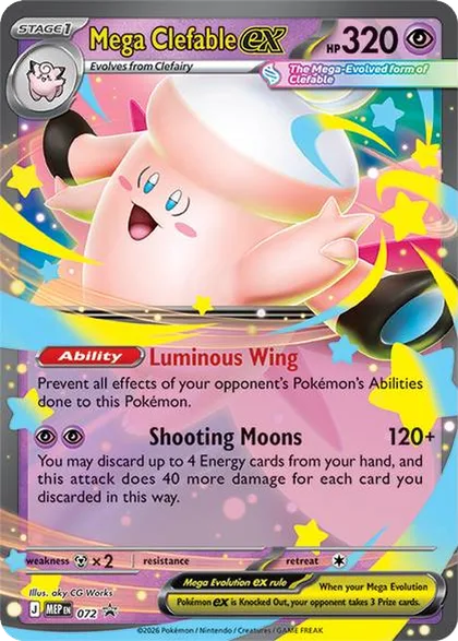 Carta Mega Clefable ex