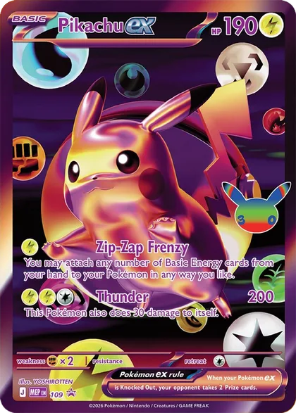 Carta Pikachu ex