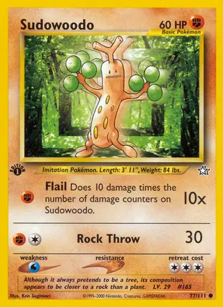 Carta Sudowoodo