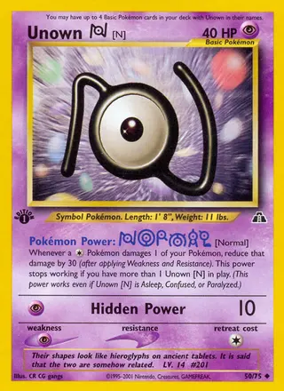 Carta Unown [N]