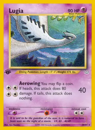 Carta Lugia