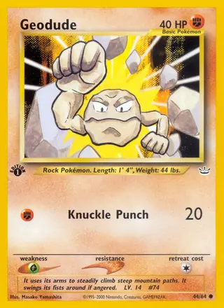 Carta Geodude