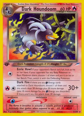 Carta Dark Houndoom