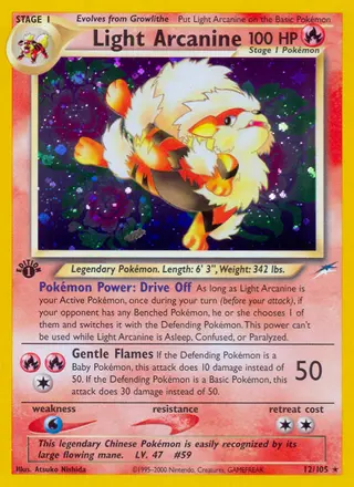 Carta Light Arcanine