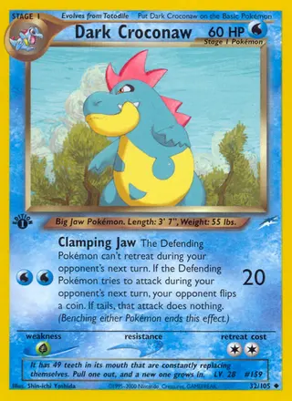 Carta Dark Croconaw