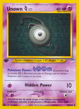 Carta Unown [Z]