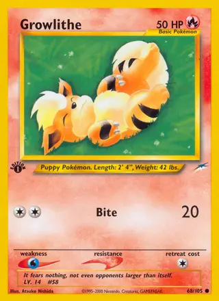 Carta Growlithe