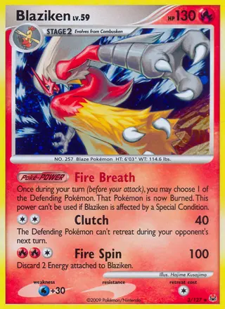 Carta Blaziken
