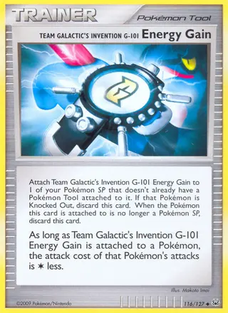 Carta Team Galactic's Invention G-101 Energy Gain