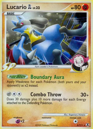Carta Lucario GL