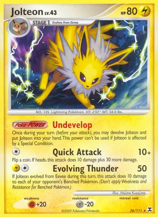 Carta Jolteon