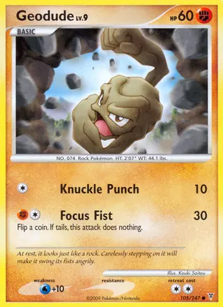 Carta Geodude