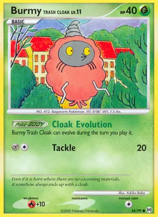 Carta Burmy Trash Cloak