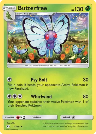 Carta Butterfree