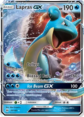 Carta Lapras GX