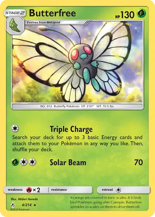 Carta Butterfree