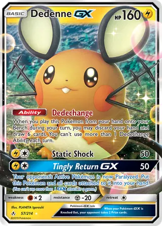 Carta Dedenne GX