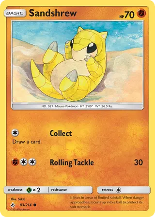 Carta Sandshrew