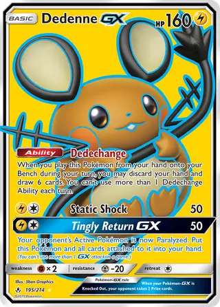 Carta Dedenne GX