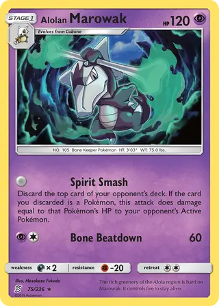 Carta Marowak de Alola