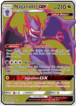 Carta Naganadel GX