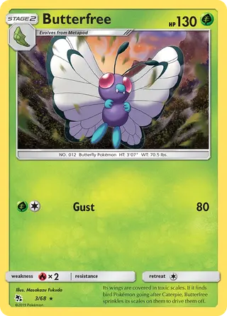 Carta Butterfree