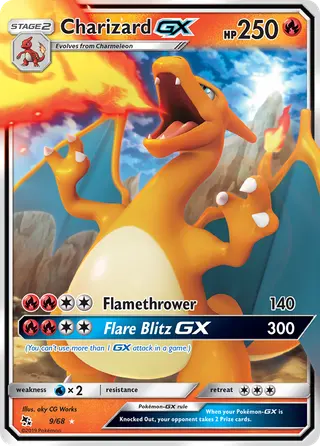 Carta Charizard GX