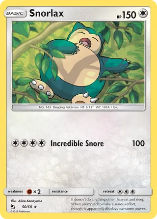 Carta Snorlax