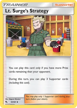 Carta Lt. Surge’s Strategy