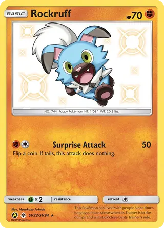 Carta Rockruff